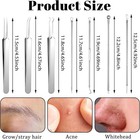 Acne Needle Blackhead Remover Pimple Blemish Comedone Extractor Tweezer Tool Kit