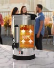 Garveehome 60 Cups  10 L 2 6 Gal Double Wall Commerical Large Hot Coffee Urn New