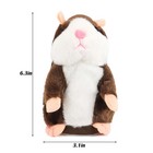 Cute Talking Hamster Plush Toy Lovely Speaking Sound Record Repeat Kids Toy Hot