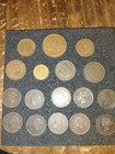 Canada Lot Of 17 Old Large Cents And Half Cents And Comemmorative  tombac Nickel