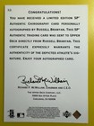 1998 Sp Authentic Chirography Russell Branyan Autograph Upper Deck Mint