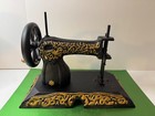 Antique German Cast Iron Childs Toy Miniature Hand-crank Sewing Machine  Nr
