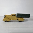 Vintage Wyandotte Yellow And Green 1930s  Pressed Steel Dump Truck Toy Car