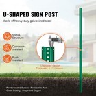 1 2 4 U-channel Sign Post Steel 6 8ft Fence For Garden Farm Traffic Intersection