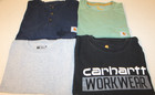 Lot Of 4 - Carhartt Force Henley Crew Neck Pocket  T-shirts Size Xl