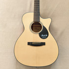 39  Cutaway Acoustic Guitar Spruce Layer Wood Top Hollow Natural Gigbag Bone Nut