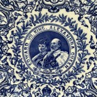 Antique Coalport 1902 King Edward Vii   Alexandra Queen Coronation Plate 10 5 