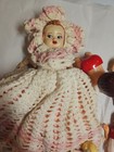 Vintage Miniature Doll Lot Of 20 Celluloid Bisque Porcelain Japan Shadow Boxsize