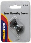 Roadpro Rpkn-5p Black Plastic 5mm Radio Bracket Knobs  2  Mounting Screws