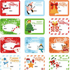 120 Pcs Christmas Self Adhesive Gift Wrap Tag Stickers Xmas Present Name Labels