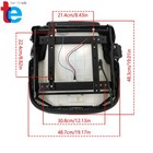 New For Toyota Forklift Seat With Seatbelt   Switch Adjustable Back Universal