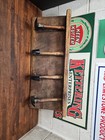 J18- Neat Crafted 4 Hook Rack From Claw Hammers Primitive Tool Folk Art Decor