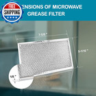 Frigidaire Microwave Grease Filter 2-pack  Fits Models 5304464105   More