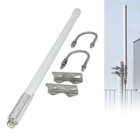 Dual Band Fiberglass Mobile Radio Antennauhf Vhf 144 430mhz Base Antenna 15 7   