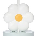 Sweet Daisy White Floral Nursery lamp With Shade   Bulb
