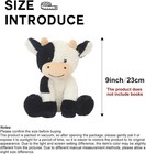 9  Cow Stuffed Animal Plush Soft Christmas Cow Plushies Toy For Kids Girls New