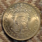 1954 South Africa 2 1 2 Shillings  500 Silver Unc