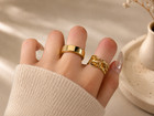 New Ringconn Gen 2 Ultra-thin Smart Ring Size 7 Royal Gold Health Tracking