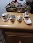 Vintage Inuit Carvings Lot Of 4 Not Stone    free Bear   