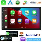 Android 10 1 Double Din 7  Car Stereo Apple Carplay Auto Radio Gps Navi Wifi Fm