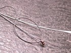Antique 19th Century Civil War Era  Blued Steel Spectacles Eyeglasses