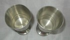 2   1970 s  Vintage Selandia Norway Pewter Stemmed Goblets Acantis Rosemal