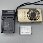 Canon Powershot Elph Sd880 Is 10 0mp Digital Camera Gold W Battery Charger Case