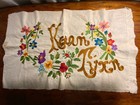 Antique Victorian Crewel Embroidery    