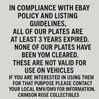 12 Assorted Motorcycle License Plates Start Your Instant Collection Today 