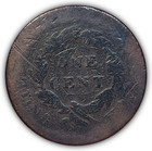 1814 Plain 4 S-295 R-1 Classic Head Large Cent Good G Coin  Cleaned  21903