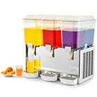 1 2 3 tanks Commercial Beverage Dispenser Spray Cold Juice Ice Drink Dispenser