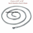 Mendel Mens Ancient Egyptian Ankh Cross Pendant Necklace Stainless Steel Chain