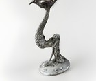 Vintage Maurus Gallo Pewter Mermaid Goblet 6 25    Renaissance Base Cup