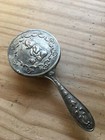 Vintage 70s Handheld Victorian Style Silver Plated Bear Vanity Hair Brush 5 75 l