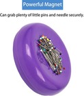 Magnetic Pin Cushion With 100 Plastic Head Pins  Magnetic Pins Holder