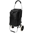 Foldable Shopping Trolley With Wheels  Removable Oxford Waterproof Bag  Heavy   