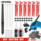 Hand Poke And Sticktattoo Pen Kit Poke A Stick Tattoo Hand With 7 Ink 25 Needles