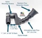 Easyflow Aquarium Sump Return Plumbing Kit Hang On Rfg Nozzle Loc Line 800gph