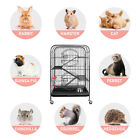 37 2  Ferret Cage 4 Tiers Small Animal Chinchilla Rabbit Cage W 3 Ladders Caster