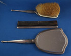 Birks Sterling 3 Pc Vanity Dresser Mirror Brush Comb Set