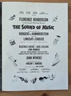 1961 21-page Program  the Sound Of Music  Touring Production Florence Henderson
