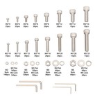 1600 Pcs M2 - M5 Hardware Kit  304 Stainless Steel Metric Screw Assortment