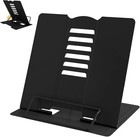 Adjustable Metal Book Holder Stand - Ergonomic Design For Comfortable Reading