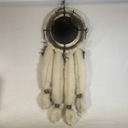 Wall Hanging Native Indian Shield Of Good Luck 26  In Long Hand Crafted