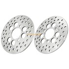 2pcs Front Brake Discs Rotors 41080-1171 For Kawasaki Bayou 300 Klf300b 1988-04