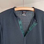 Patagonia Capilene Henley Top S Black Long Sleeve Base Layer Made In Usa