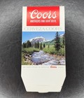 Vintage 1970   s Original Coors Banquet Beer Bar Table Top Tent Hispanic Cerveza