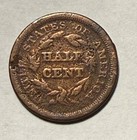 1856 Braided Hair Half Cent