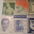 Vintage Sheet Music Lot Collection Song Book Piano Guitar Choir Love Me Tender