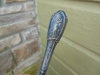 Vintage Sterling Silver Handle Sewing Button Hook Tool